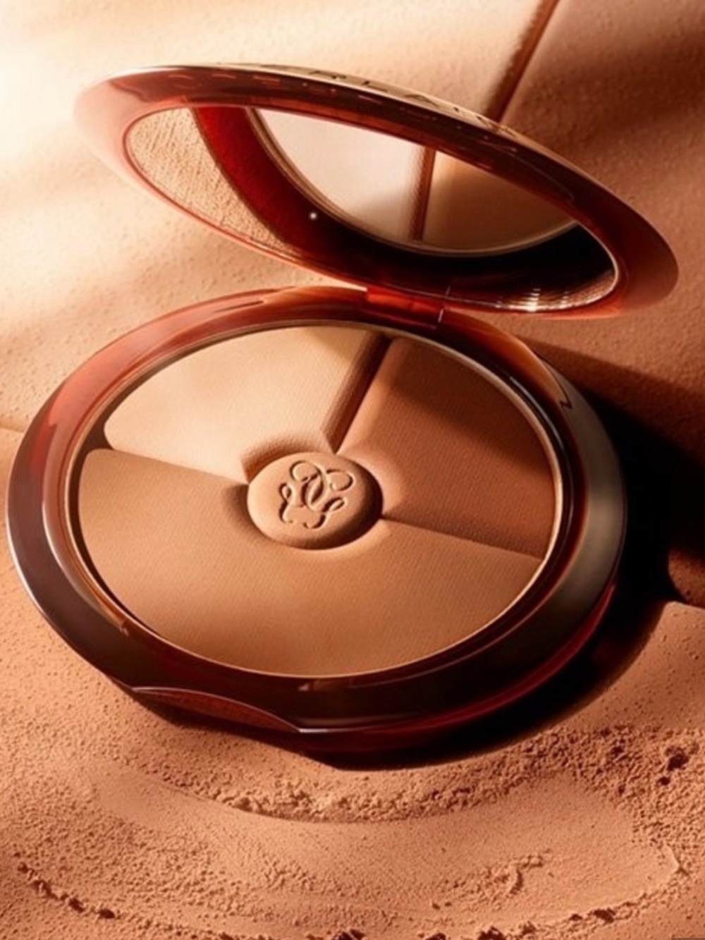 Guerlain Terracotta Sun Trio Bronzing-Contouring Palette – Deep, like New